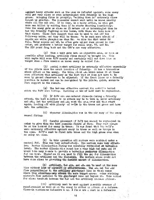 DS556.57 7th (12/9/65) - After Action Report, Battle of ... - Fort Benning