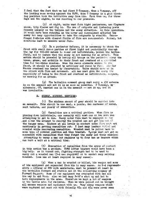 DS556.57 7th (12/9/65) - After Action Report, Battle of ... - Fort Benning