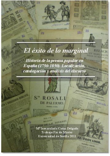 El éxito de lo marginal:: historia de la prensa popular en España ...