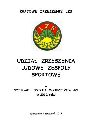 więcej - Ludowe Zespoły Sportowe