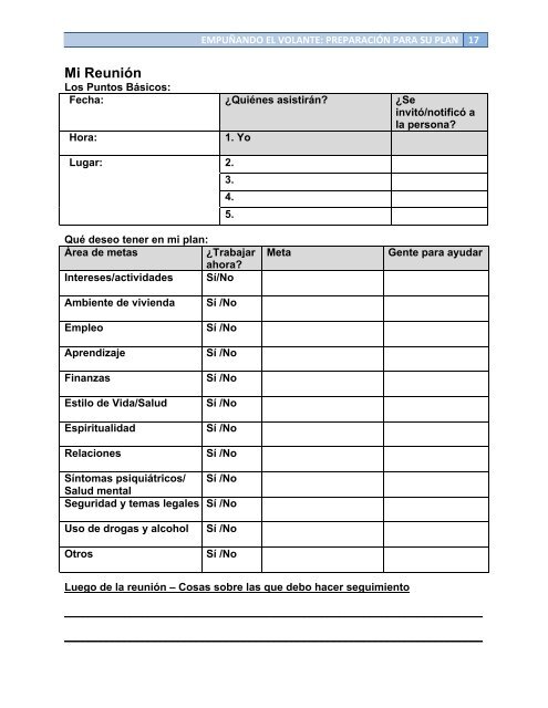 Empuñando el Volante de su Tratamiento: Preparación para su Plan