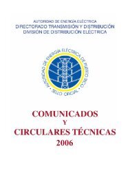 Comunicados Técnicos 2006 - Autoridad de Energía Eléctrica