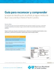 Comprenda su tarjeta de afiliado - Blue Cross and Blue Shield of ...