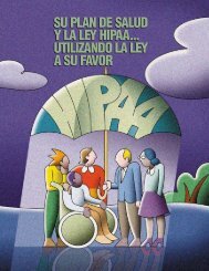 SU PLAN DE SALUD Y LA LEY HIPAA... UTILIZANDO LA LEY A SU ...