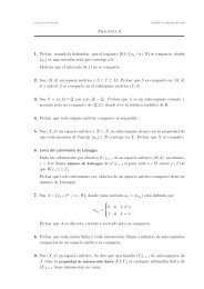 Práctica 3 1. Probar –usando la definición– que el conjunto {0 ...