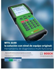 MTS 3100 la solución con nivel de equipo original ... - Bosch