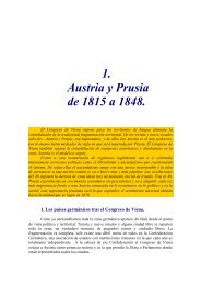 1. Austria y Prusia de 1815 a 1848.