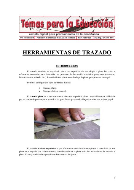 HERRAMIENTAS DE TRAZADO - CCOO