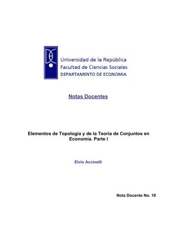 Notas Docentes - Facultad de Ciencias Sociales