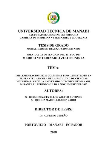 UNIVERSIDAD TECNICA DE MANABI - Repositorio UTM ...