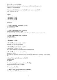 Textos Partituras - Facultad de Bellas Artes - UNLP