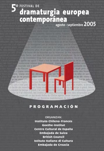 Programa Completo - Festival de Dramaturgia Europea