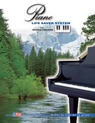 Dobla la vida de tu piano - Piano Life Saver System