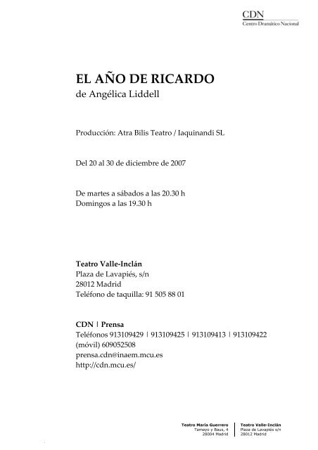 EL AÑO DE RICARDO