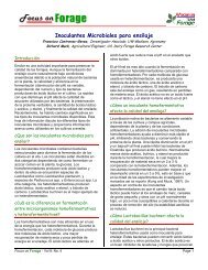 Inoculantes Microbiales para ensilaje - University of Wisconsin ...