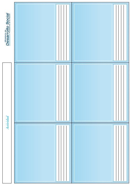 Actividad. - Ministerio de Desarrollo Social