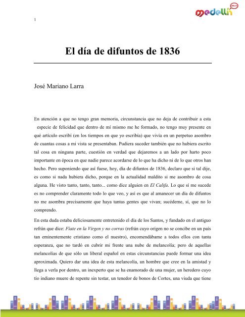 El día de difuntos de 1836