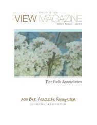 June 2010 View Magazine - MY Belk (Associate Portal) - Belk.com
