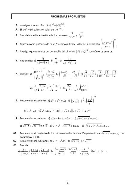 MATEMÁTICAS - Ministerio de Educación