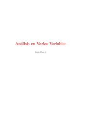Análisis en Varias Variables