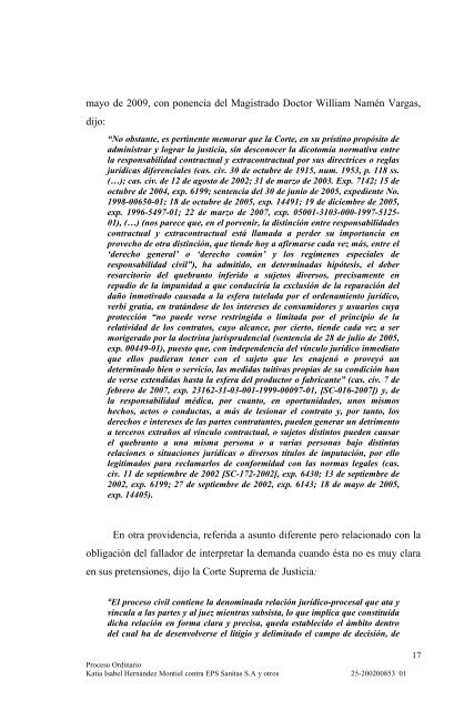 Expediente de Radicación No ... - Rama Judicial