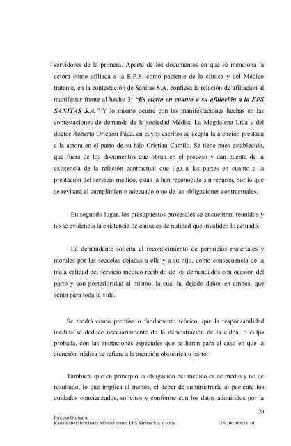 Expediente de Radicación No ... - Rama Judicial