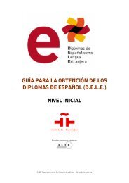 Guía DELE Nivel inicial - DELE - Instituto Cervantes