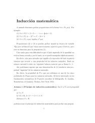 Documento sobre inducción matemática