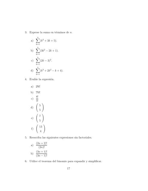 Documento sobre inducción matemática