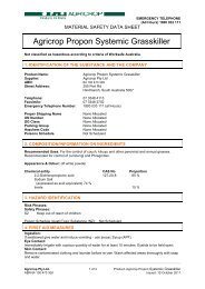 Agricrop Propon - MSDS