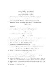 ESTRUCTURAS ALGEBRAICAS