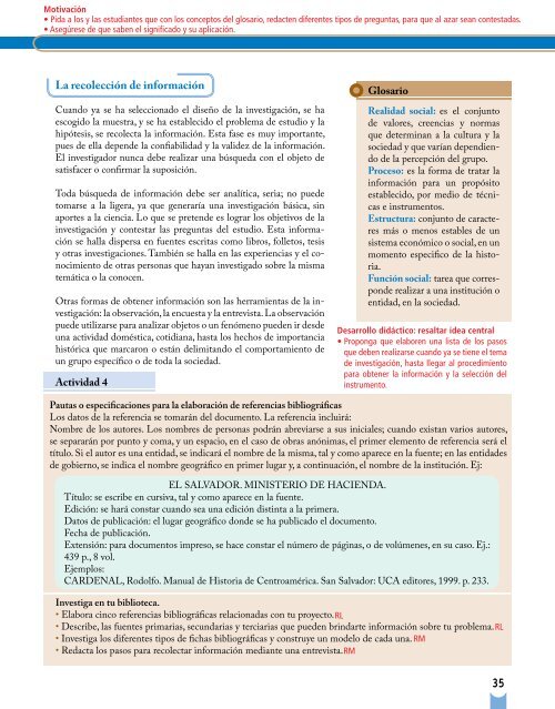 Libro de texto - Ministerio de Educación de El Salvador