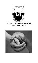 manual de convivencia escolar 2012 - Ministerio de Educación