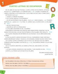Cuatro letras se esCaParon