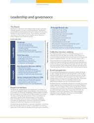 Leadership and governance - British American Tobacco