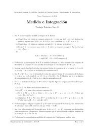 Medida e Integración - Departamento de Matemática - Universidad ...