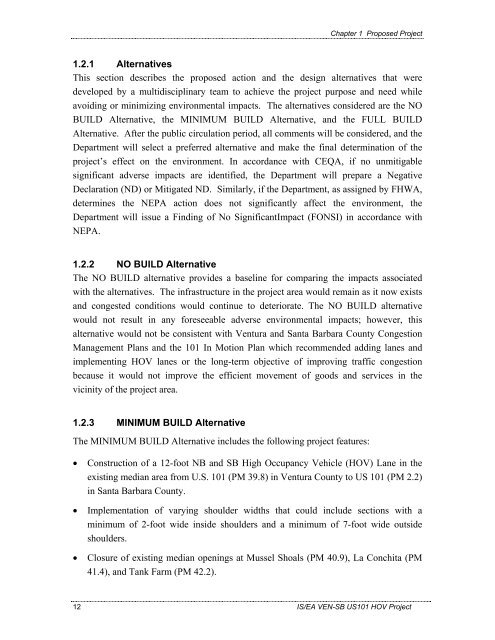 Chapter 1 - Caltrans - State of California