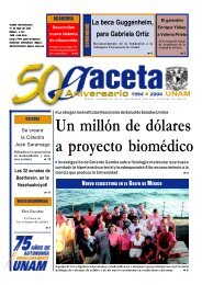 Un millón de dólares a proyecto biomédico - UNAM - Universidad ...