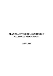 plan maestro del santuario nacional megantoni - Sernanp