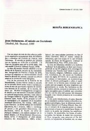 RESEÑA BIBLIOGRAFICA Jean Delumeau. El miedo en Occidente