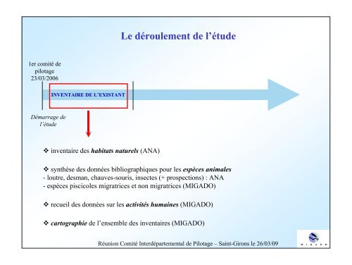 Présentation comité de pilotage n°4 Rivière Salat