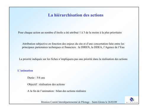 Présentation comité de pilotage n°4 Rivière Salat