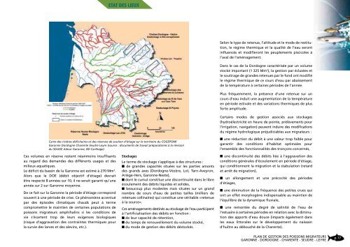 plan de gestion des poissons migrateurs Garonne Dordogne