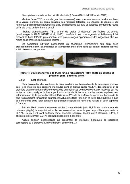 Contrôle de la migration des smolts de saumon atlantique en ...