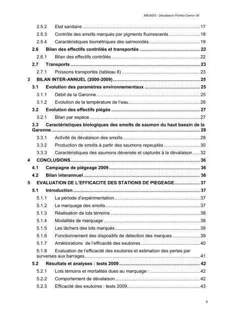 Contrôle de la migration des smolts de saumon atlantique en ...