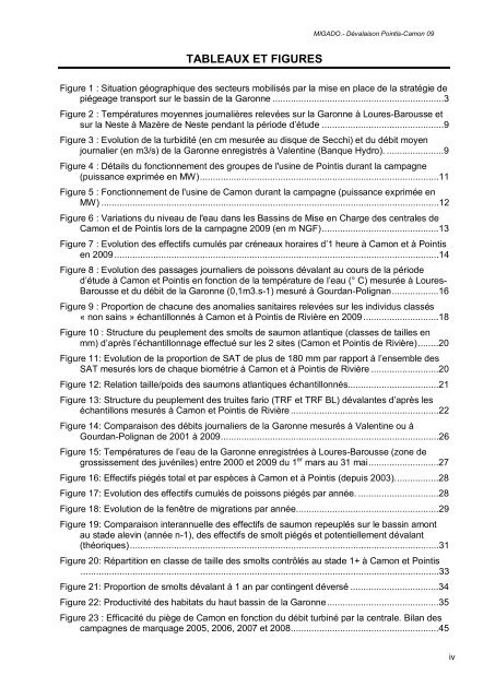 Contrôle de la migration des smolts de saumon atlantique en ...