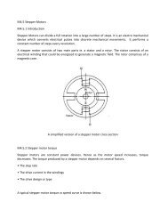 M4.5 Stepper Motors M4.5.1 Introduction Stepper Motors can divide ...