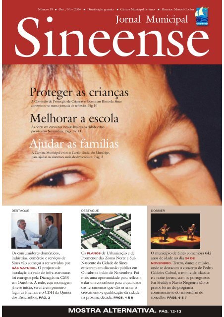 Sineense 39 (Out - Nov 2004) - Câmara Municipal de Sines