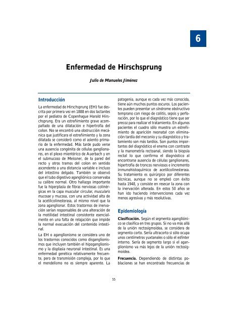 6. Enfermedad de Hirschsprung - Asociación Española de Pediatría