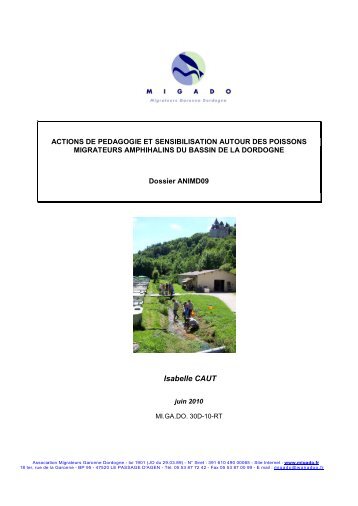 Actions de pédagogie et sensibilisation autour des poissons ...